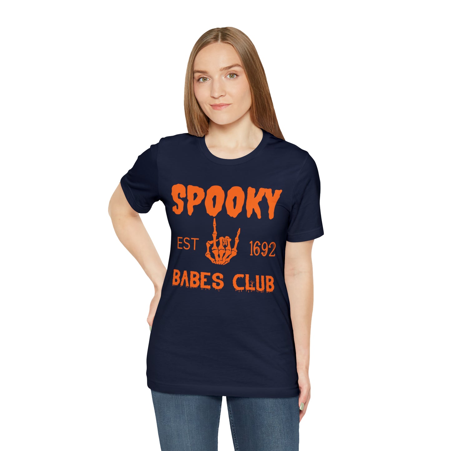 Spooky Skeleton Halloween Shirt, Fall Shirts for Women, Vintage Halloweem Sweatshirt, T599