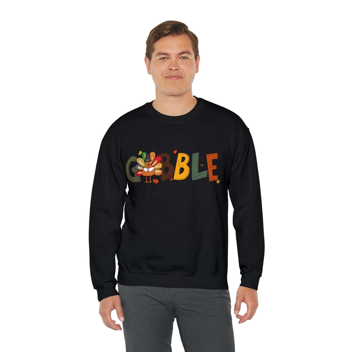 Gobble Sweatshirt, Gobble Turkey Sweatshirt, Thanksgiving Sweatshirt, Thanksgiving Dinner Sweatshirt, Family Thanksgiving Sweatshirt, S862