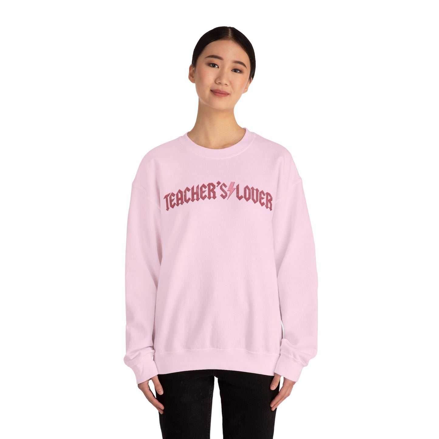 Retro Teacher's Lover Sweatshirt, Valentine's Day Sweatshirt, Pink Valentines Day Teacher Shirts, Valentine for Teacher's Lover Gift, SW1311