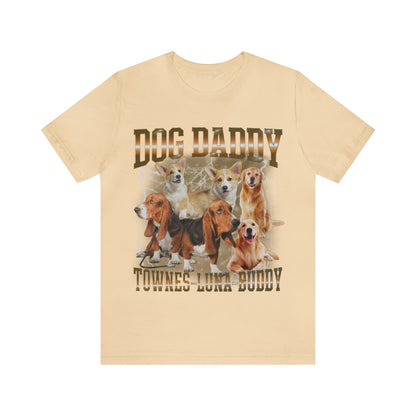 Retro Custom Bootleg Dog Daddy Shirt, Retro Custom Bootleg Rap Tee Dog, Custom Rap Tee Cat Lover, Vintage Graphic 90s Tshirt, Dog dad, T1417