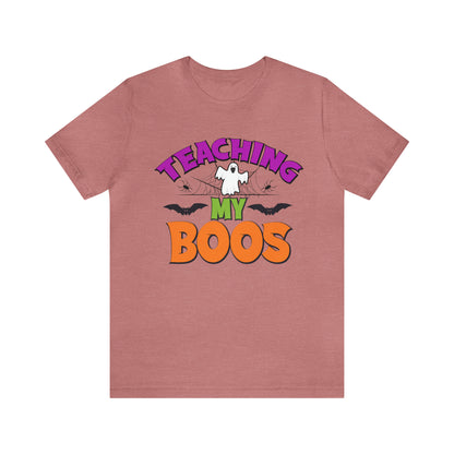 Teaching My Boos Shirt, Spooky Season Tee, Retro Halloween Cowgirl Shirt, Cowgirl Halloween Shirt, Vintage Ghost Shirt, T769