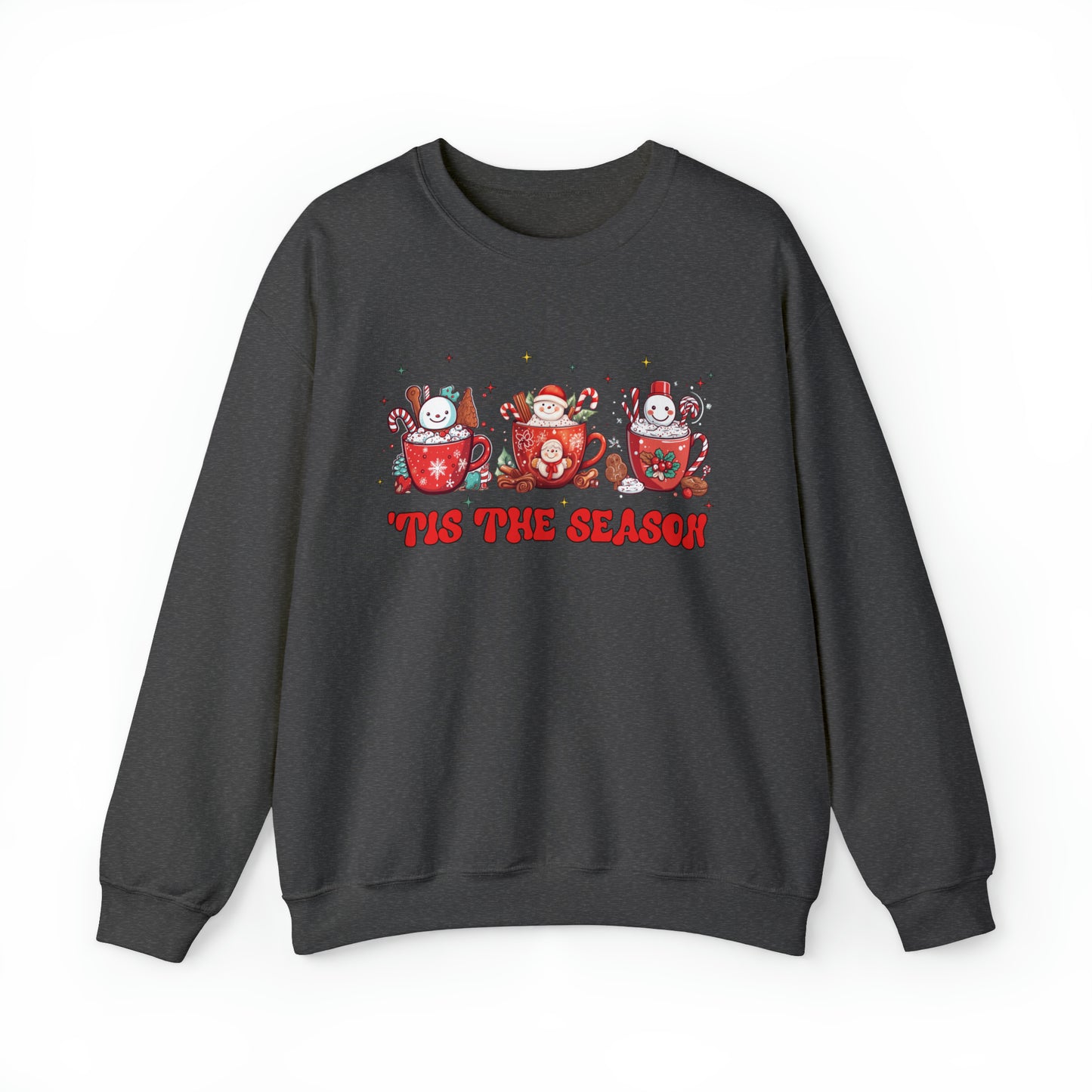 Christmas Tis The Season Sweatshirt, Merry Christmas Shirt, Christmas Tree Sweater, Christmas Tree shirt, Christmas Cake Sweatshirt, S891