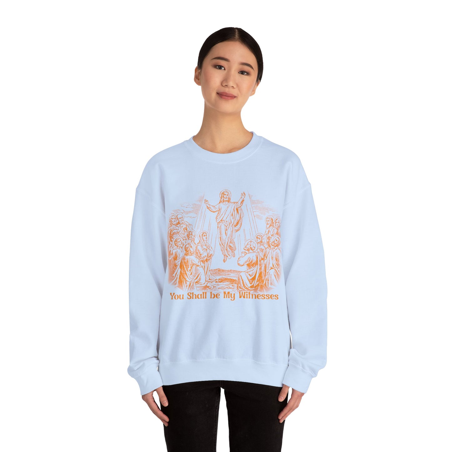 Vintage The Ascent of Jesus Into Heaven On The Fortieth Day After The Resurrection Sweatshirt, Christian gifts, Religious Sweatshirt, S1591