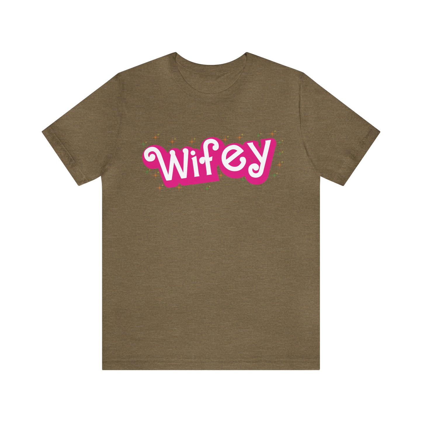 Wifey Shirt for Women, Retro Wifey TShirt for Wife, Engagement Gift For New Wife, Cute Wedding Gift For Bride Gift for Wife, T774