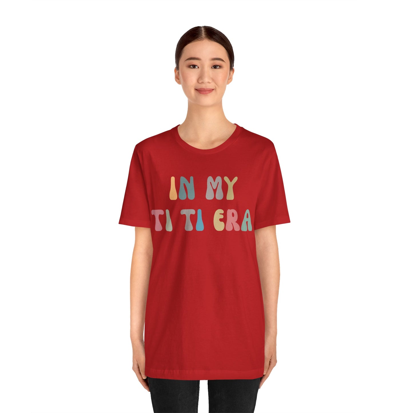 In My Ti Ti Era Shirt, Gift for Aunts, Favorite Aunt Shirt, Auntie Shirt, Auntie Gift from Niece, Cool Aunt Shirt, T shirt for Aunts, T1115