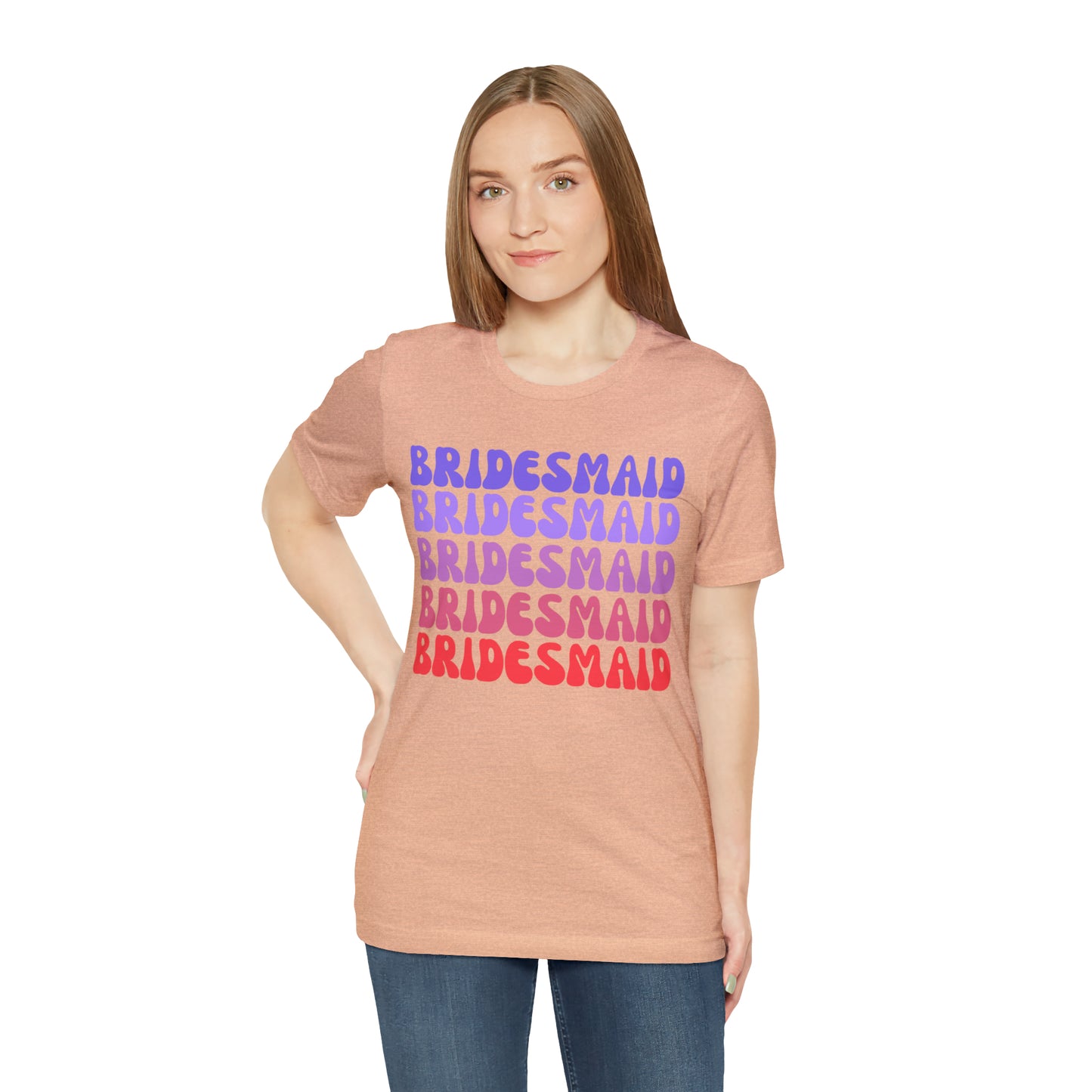 Retro Bridesmaid TShirt, Bridesmaid Shirt for Women, T285