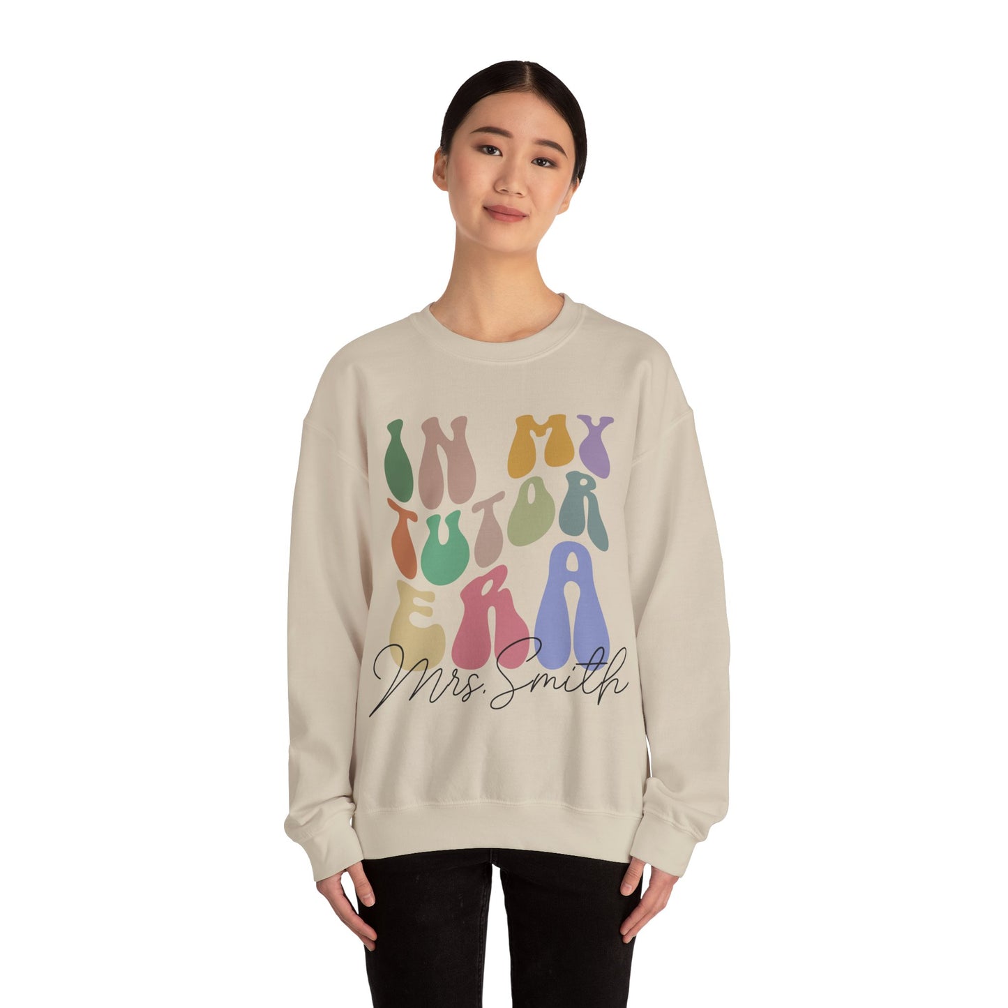 Personalized In My Tutor Era Sweatshirt, Custom School Tutor Sweatshirt, Best Tutor Sweatshirt, Favorite Teacher Sweatshirt, S1099
