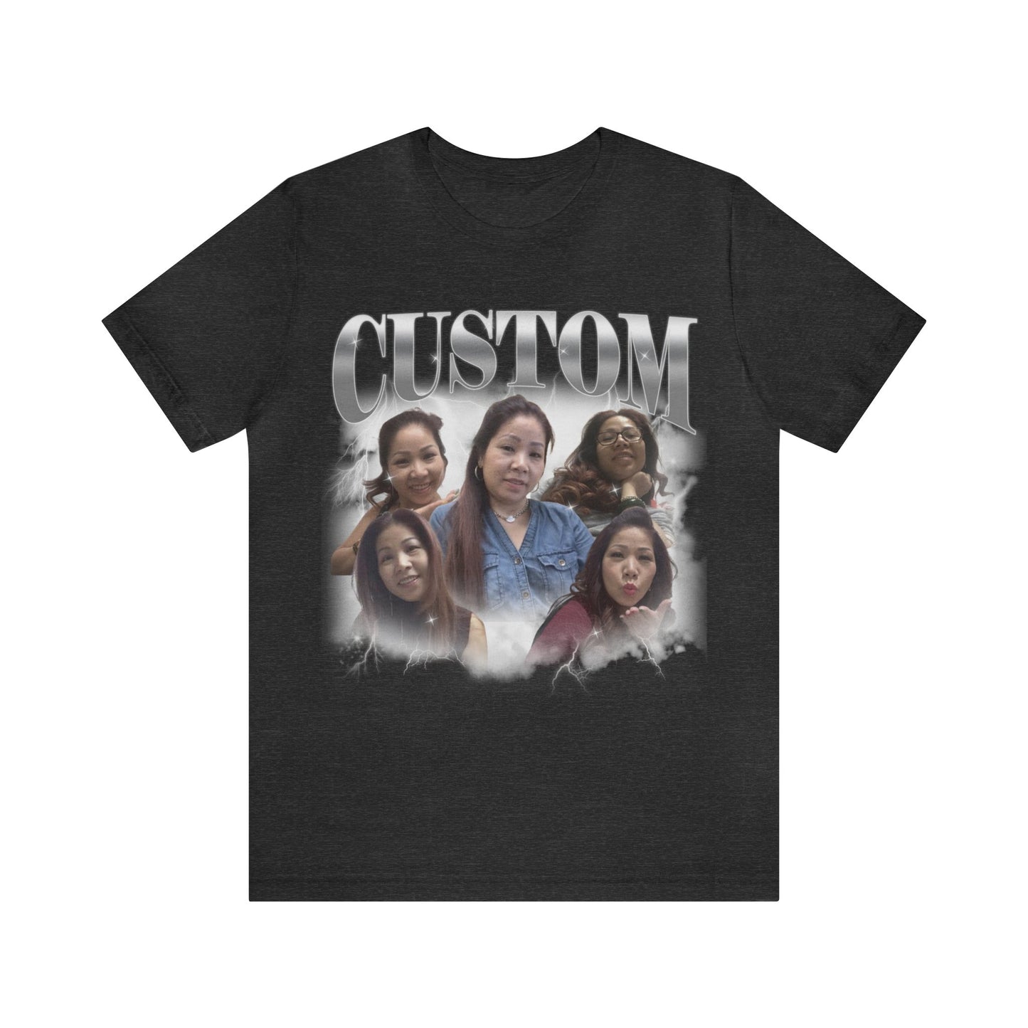 Custom Your Own Bootleg Tee, Retro Custom Bootleg Rap Tee, Custom Your Photo, T1374