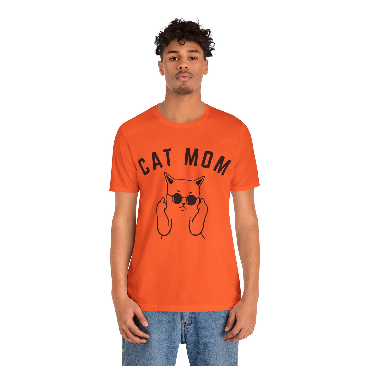 Cat Mom Shirt, Funny Pet Lover Tshirt for Her, Cat Mama T Shirt for Mom Gift from Kids, Cat T-Shirt Gift for Women, Cat Lover Tee, T1111