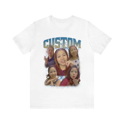 Custom Bootleg Rap Tee, Vintage Graphic 90s Custom Photo Tshirt, Custom Photo Shirt, T1328