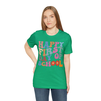 First Day of Class Shirt, Happy First Day Of School Shirt, Back To School Shirt, Retro Teacher Shirt, T502