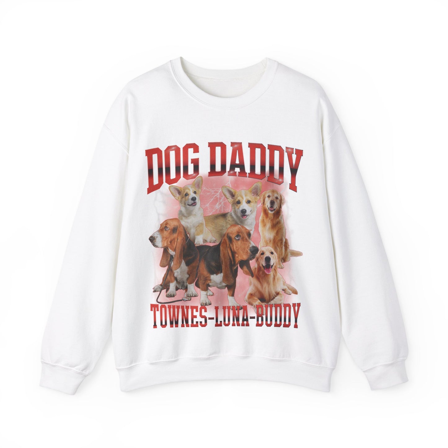 Retro Custom Bootleg Dog Daddy Sweatshirt, Retro Custom Bootleg Rap Dog Sweatshirt, Cat Lover Gift, Vintage Graphic 90s Sweatshirt, S1415