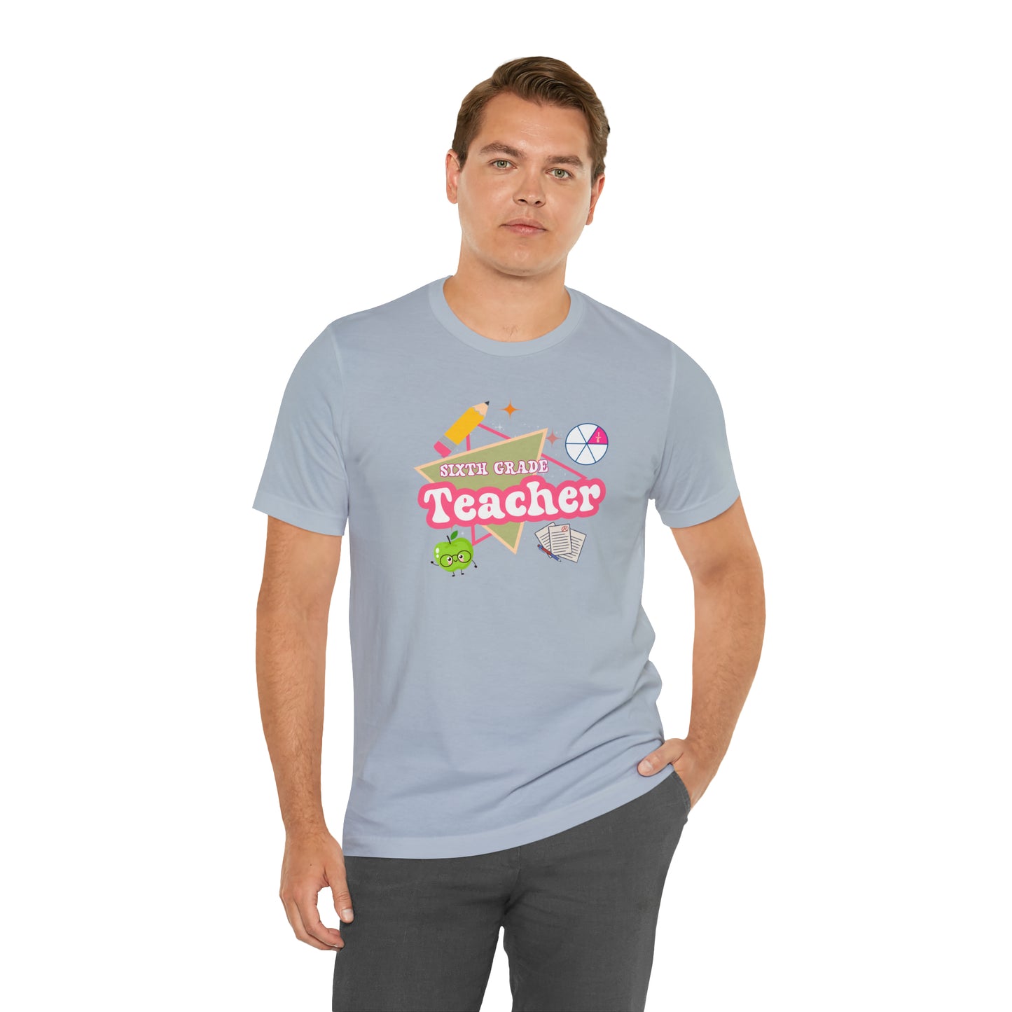 Sixth Grade Teacher Shirt, Teacher Tshirt Retro 6th Grade, Back to school Teacher, Appreciation Teacher Tee Gifts, T552