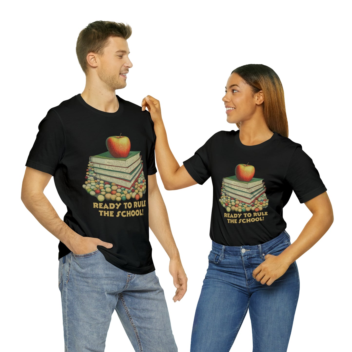 Back to school shirt funny for student - Ready to rule the school, T152