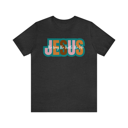 Retro Christian Tshirt, Jesus Tee for Christian Apparel, Christian Shirt for Women, T255