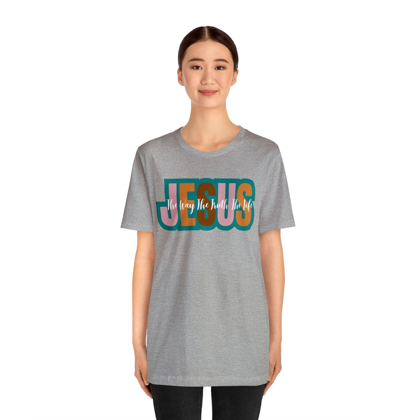 Retro Christian Tshirt, Jesus Tee for Christian Apparel, Christian Shirt for Women, T255