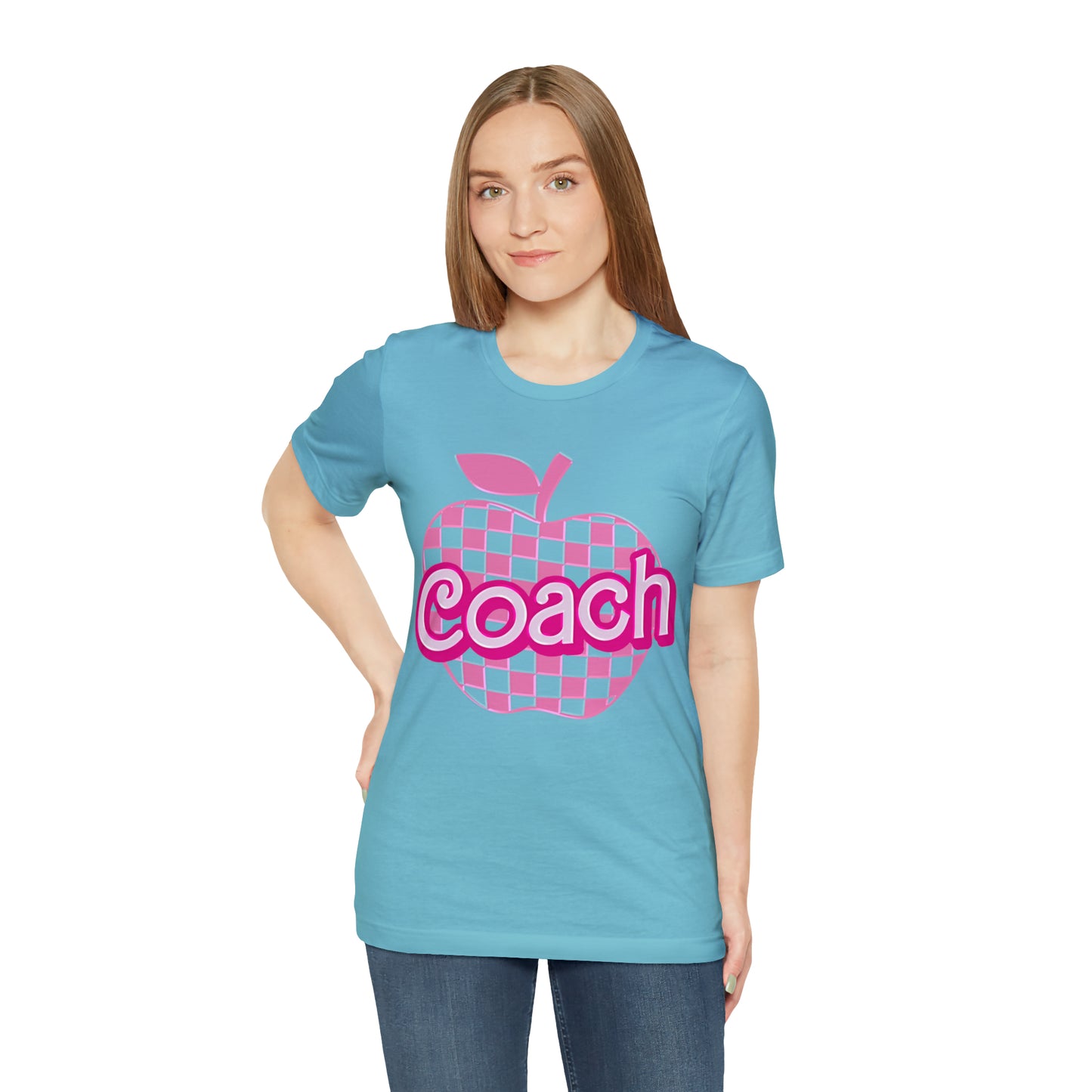 Coach shirt, Pink Sport Coach Shirt, Colorful Coaching shirt, 90s Cheer Coach shirt, Back To School Shirt, Teacher Gift, T815