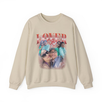 Custom Bootleg Tee for couple, Custom Sweatshirt for couple, Custom bootleg photo Sweatshirt for lover, couple Sweatshirt for lover, SW1329