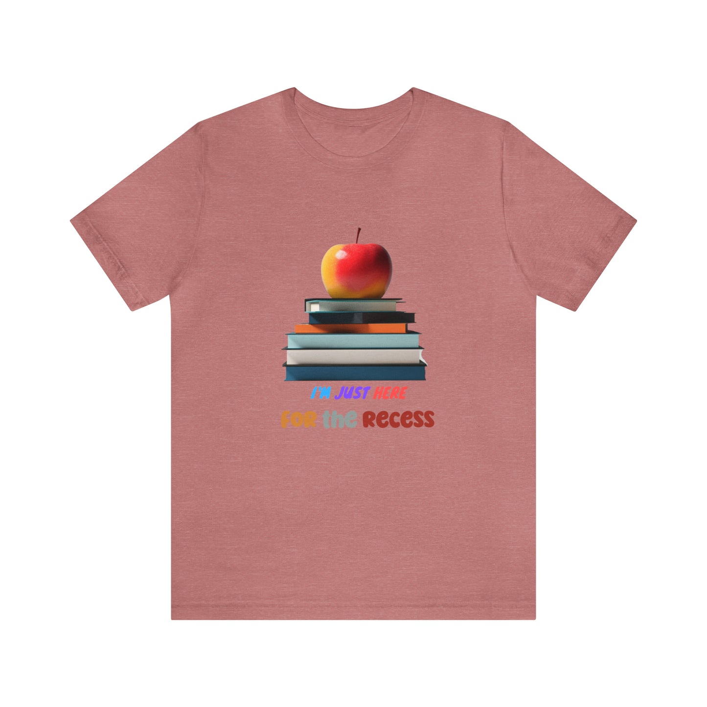 Back to school shirt funny for student, I am just here for the recess, T151