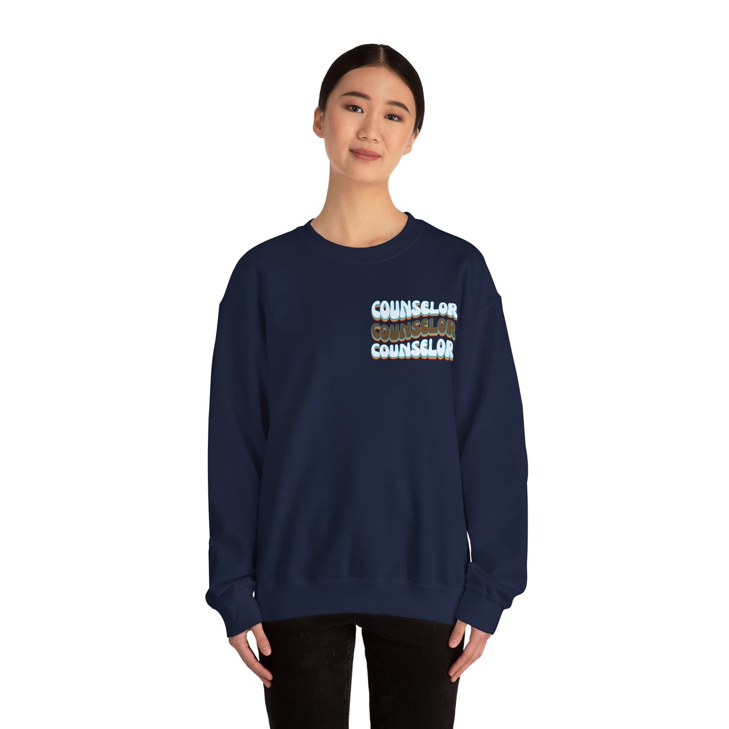 Counselor Sweatshirt, School Counselor Retro Sweatshirt, Therapists Sweatshirt, Psychologist Sweatshirt Guidance Counselor Sweatshirt, S1519