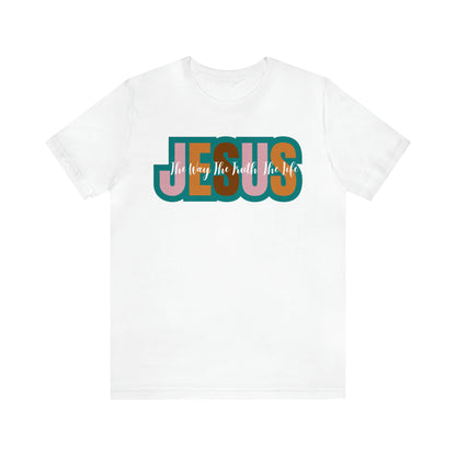 Retro Christian Tshirt, Jesus Tee for Christian Apparel, Christian Shirt for Women, T255