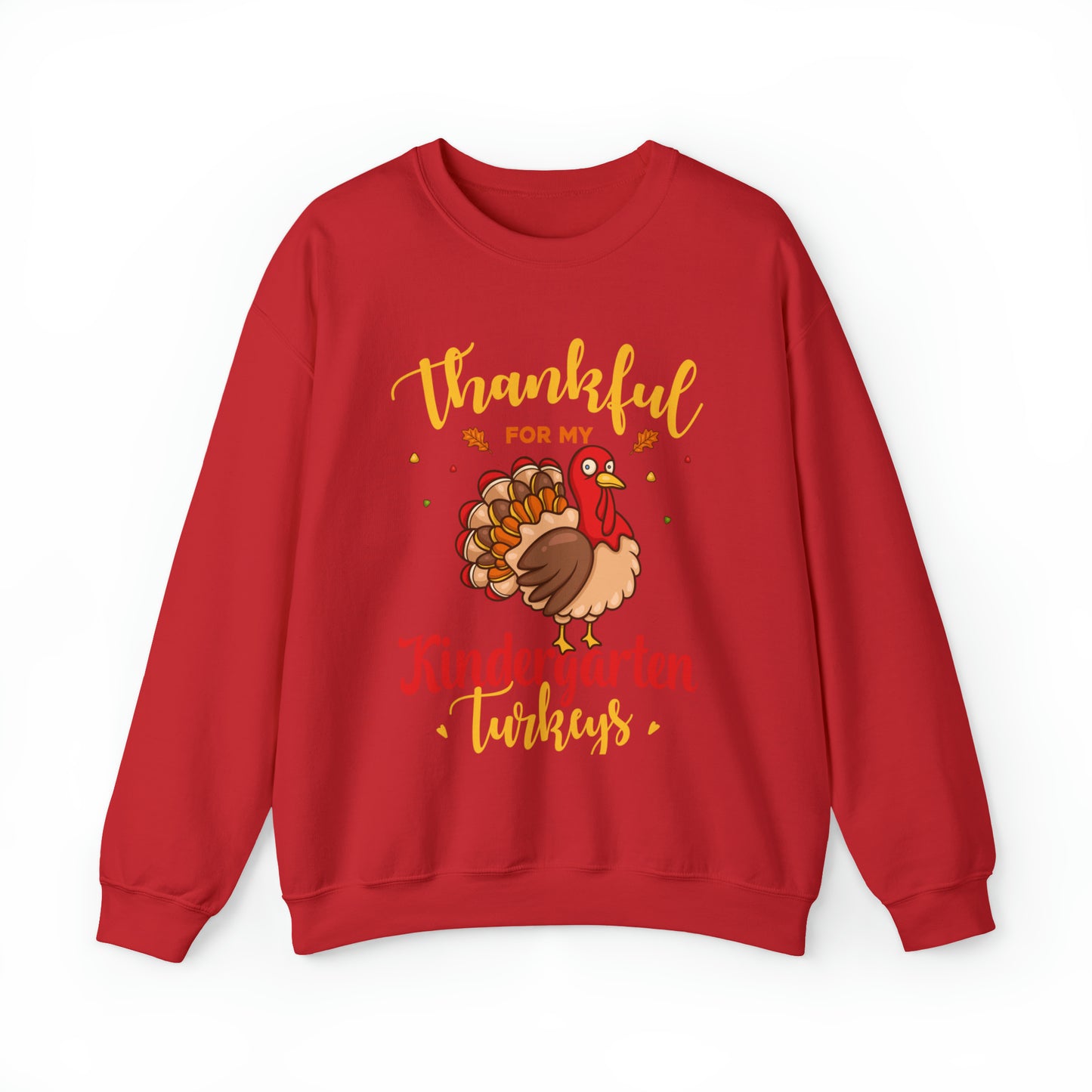 Thankful For My Kindergarten Turkey Sweatshirt, Thanksgiving Dinner Sweatshirt, Family Thanksgiving Shirt, Thanksgiving Turkey Shirt, SW860