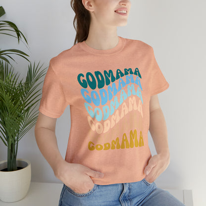 Godmother Gift from Goddaughter, Retro Godmother Shirt for Mother's Day, Cute Godmama Gift for Baptism, God Mother Proposal, T252