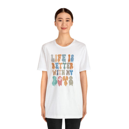 Cute Boy Mom Shirt for Birthday Gift for Mom, Life is better with my boys Shirt for Halloween Gift, T309