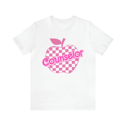 Counselor Shirt, Counselor Appreciation, Counselor Shirts Pink Trendy, School Psychologist T shirt Retro Cute Elementary, T843