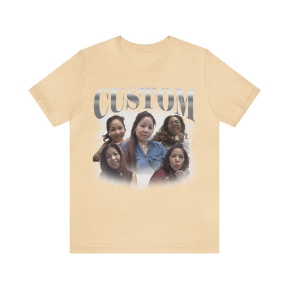 Custom Your Own Bootleg Tee, Retro Custom Bootleg Rap Tee, Custom Your Photo, T1374