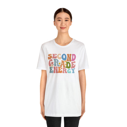 Cute Teacher Shirt, Second Grade Energy Shirt, Shirt for Second Grade, Teacher Appreciation Shirt, Best Teacher Shirt, T491
