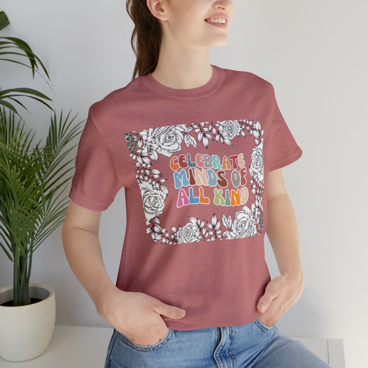 Autism Awareness Shirt, Celebrate Minds of All Kinds Shirts, Autism Acceptance Gift for Special, T373