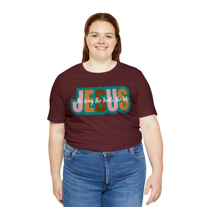 Retro Christian Tshirt, Jesus Tee for Christian Apparel, Christian Shirt for Women, T255