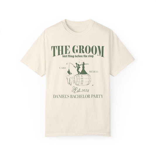 The Groom Bachelor Party Shirts, Last Fling Before The Ring Groom Shirt, Group Bachelor Shirt, Fishing Bachelor Party Shirt, 20 CC1604