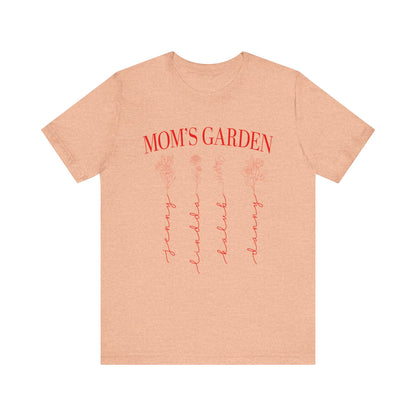 Custom Birth Month Flowers Shirt, Custom Moms Garden Shirt, Grandmas Garden Sign Shirt, Birth Month Flower Shirt,  Birth Flower Shirt, T1611