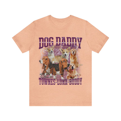 Retro Custom Bootleg Dog Daddy Shirt, Retro Custom Bootleg Rap Tee Dog, Custom Rap Tee Cat Lover, Vintage Graphic 90s Tshirt, Dog dad, T1420