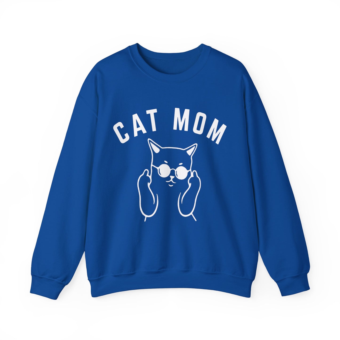 Cat Mom Sweatshirt, Funny Pet Lover Sweatshirt for Her, Cat Mama Sweatshirt for Mom Gift from Kids, Cat T-Sweatshirt Gift for Women, S1111