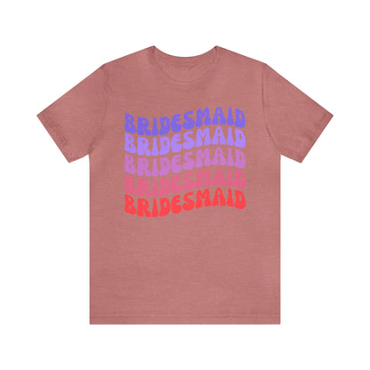 Retro Bridesmaid TShirt, Bridesmaid Shirt for Women, T286