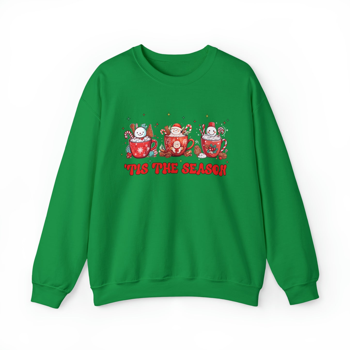 Christmas Tis The Season Sweatshirt, Merry Christmas Shirt, Christmas Tree Sweater, Christmas Tree shirt, Christmas Cake Sweatshirt, S891