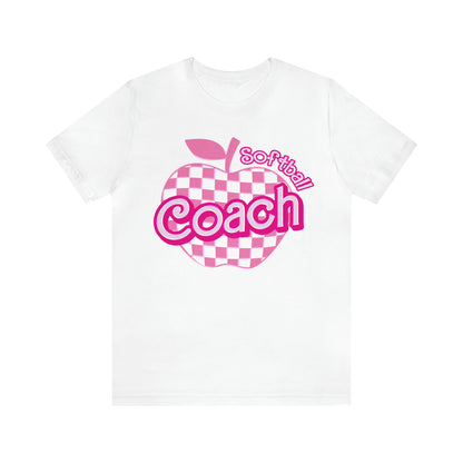 Softball Coach shirt, Pink Sport Coach Shirt, Colorful Coaching shirt, 90s Cheer Coach shirt, Back To School Shirt, Teacher Gift, T822