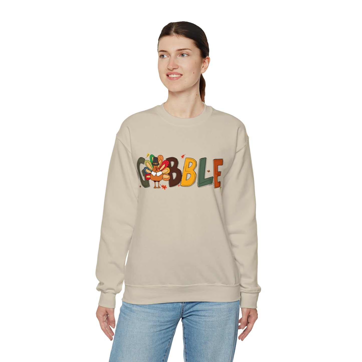 Gobble Sweatshirt, Gobble Turkey Sweatshirt, Thanksgiving Sweatshirt, Thanksgiving Dinner Sweatshirt, Family Thanksgiving Sweatshirt, S862