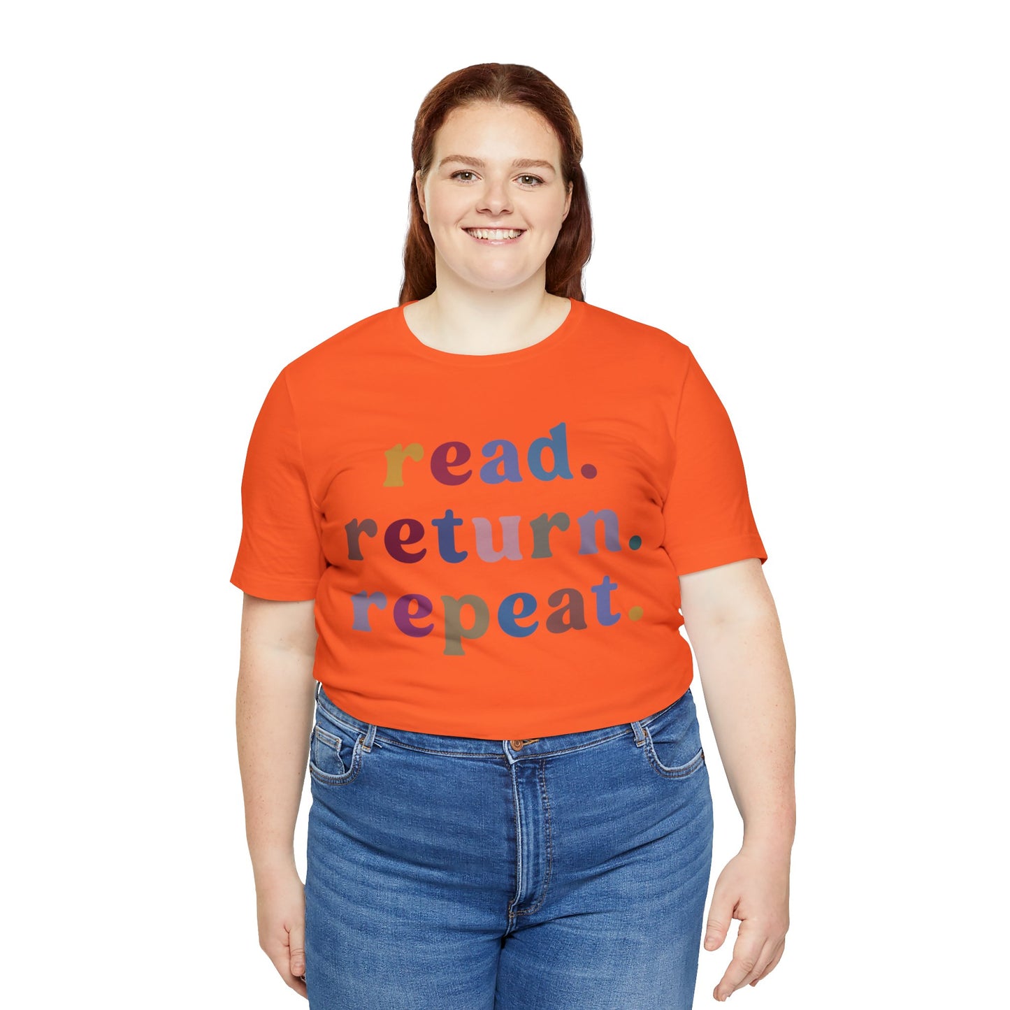 Read Return Repeat Shirt, Shirt for Bibliophile, Book Lovers Club Shirt, Book Nerd Shirt, Bookworm Gift, Librarian Shirt, T1189