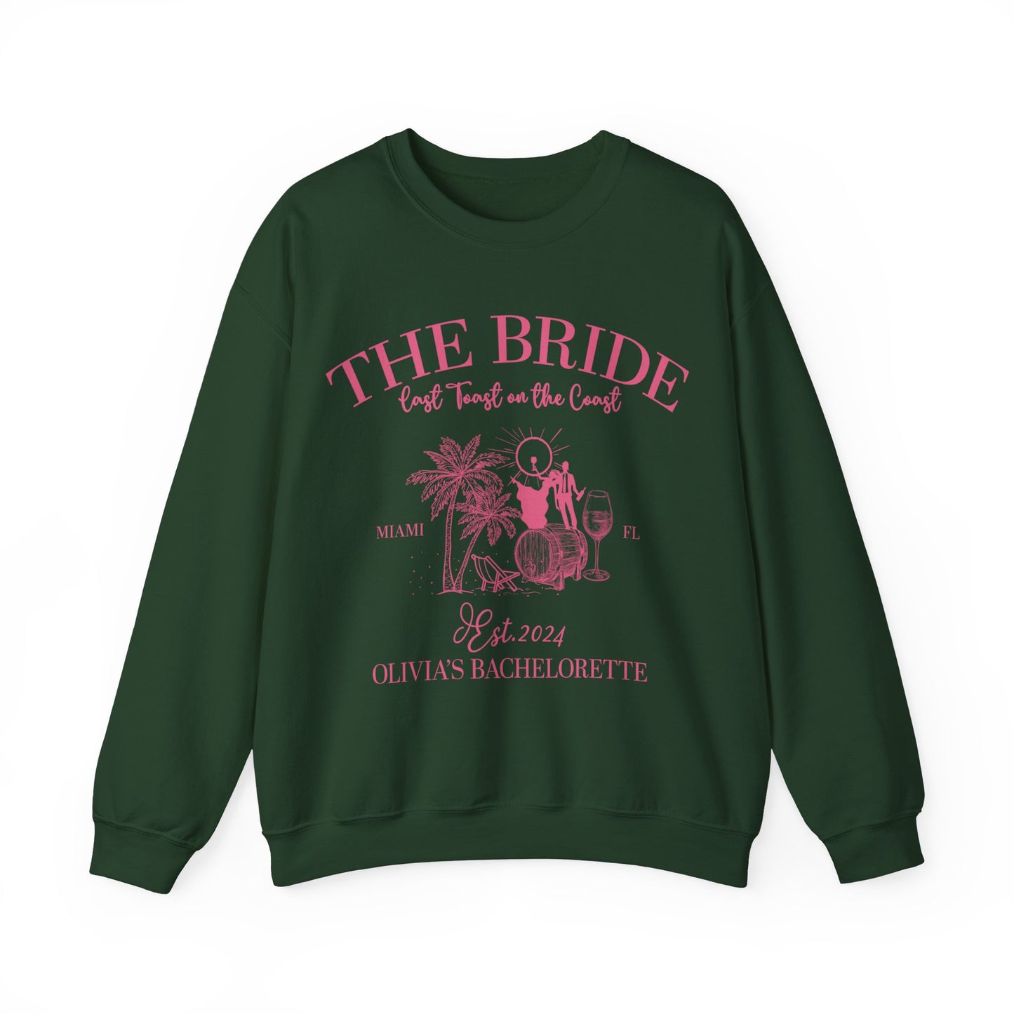 Last Toast on the Coast Beach Bachelorette Party Sweatshirt,  Custom Bachelorette Sweatshirt, Bride Sweatshirt Bridesmaids Sweatshirt, S1604