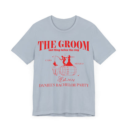 The Groom Bachelor Party Shirts, Groomsmen Shirt, Custom Bachelor Party Gifts, Group Bachelor Shirt, Fishing Bachelor Party Shirt, 12 T1604