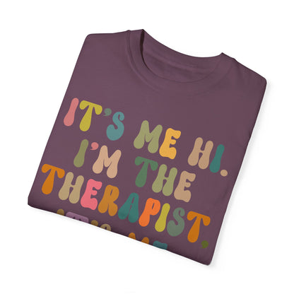 It's Me Hi I'm The Therapist It's Me Shirt, Therapist Tee, Therapist Appreciation Tee, Best Therapist Tee, Mental Health Tee, CC1037