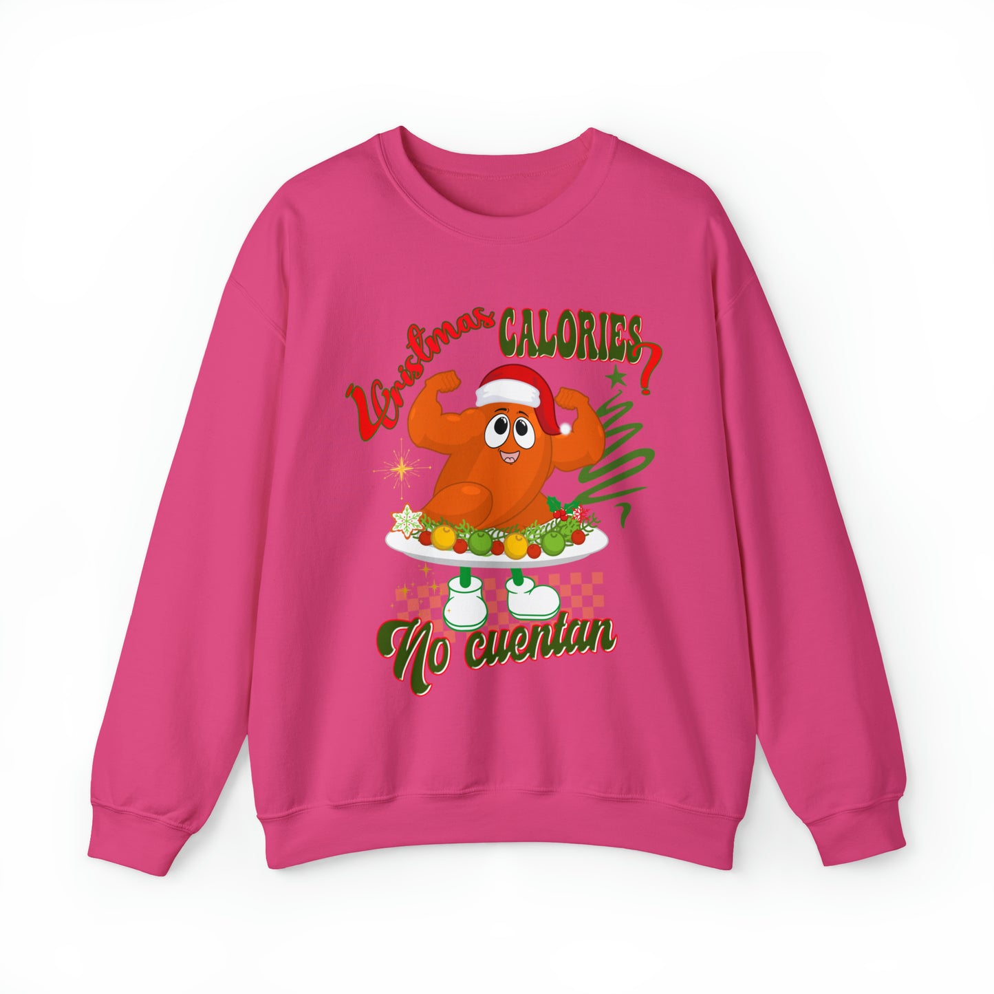 Christmas Calories No Cuentan Sweatshirt, Feliz Navidad Shirt, New Year Sweatshirt, Spanish Christmas Sweatshirt, Holiday Sweaters, SW876