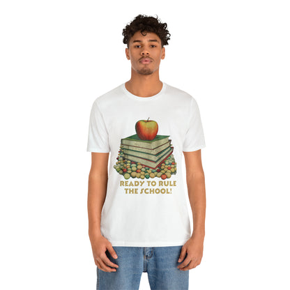 Back to school shirt funny for student - Ready to rule the school, T152