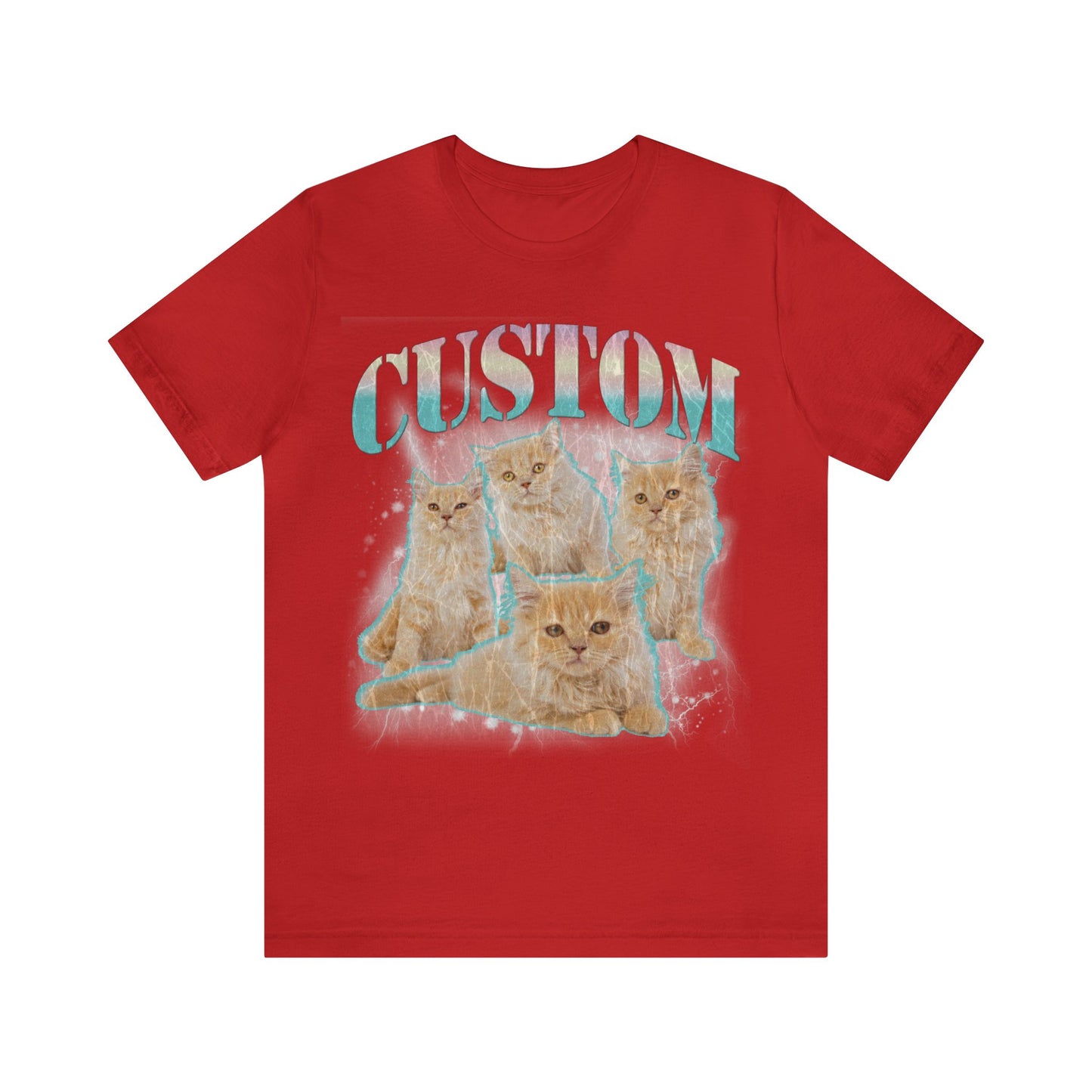 Retro Custom Cat Bootleg Tee, Custom Cat Shirt, Custom Cat Lover Gift, Custom dog portrait, Vintage Funny Cat Shirt, Bootleg Shirt, T1397