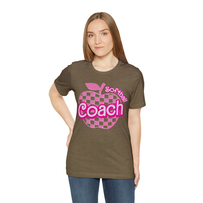 Softball Coach shirt, Pink Sport Coach Shirt, Colorful Coaching shirt, 90s Cheer Coach shirt, Back To School Shirt, Teacher Gift, T822