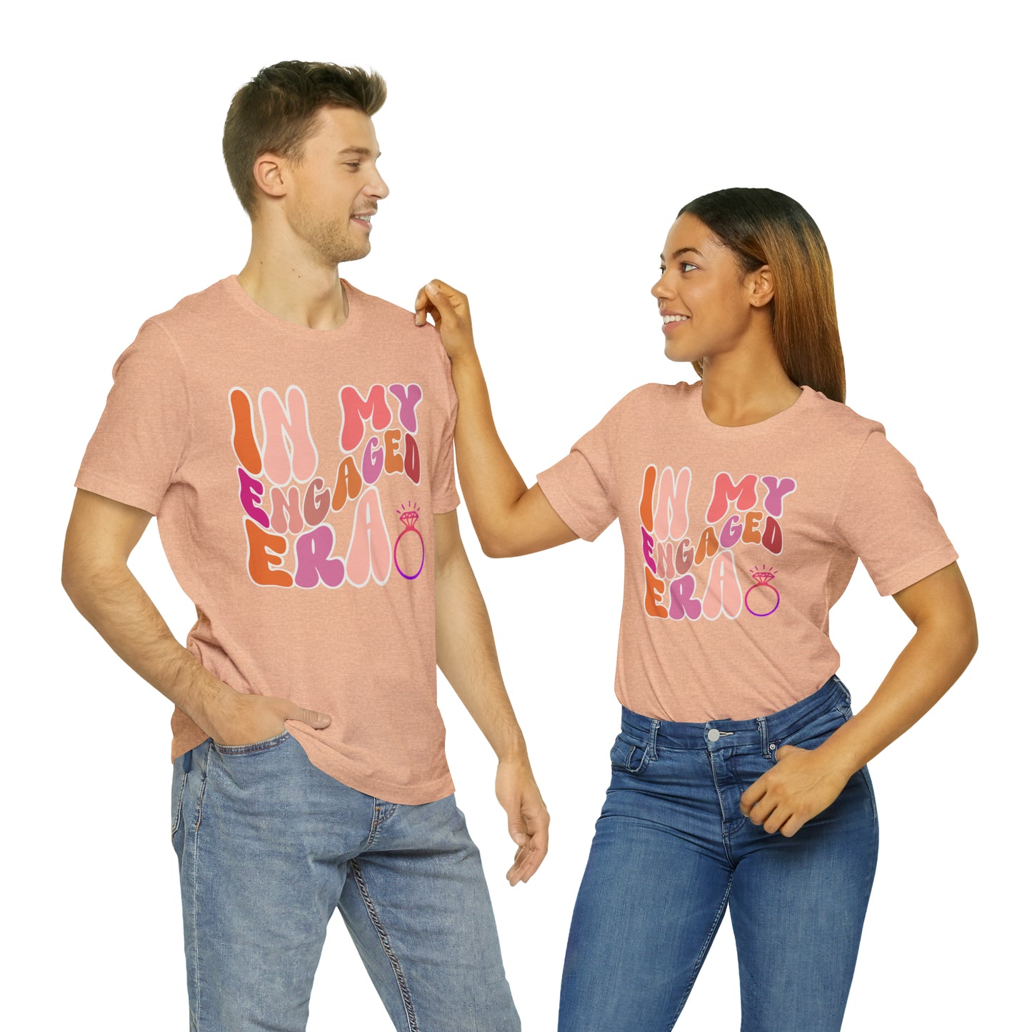 In My Engaged Era T-shirt, Bachelorette Shirt, Engagement Gift For Her, Engaged AF,  Fiance Shirt, T389